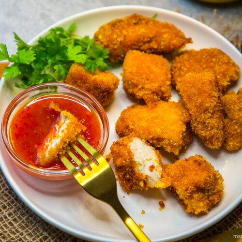 Chicken Nuggets auf dem Teller