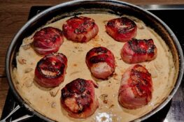 Schweinemedaillons in der Pfanne