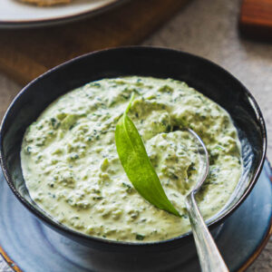 Bärlauch Dip mit Feta