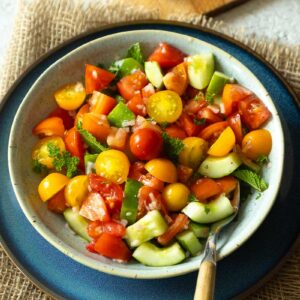 Tomaten-Gurken-Salat