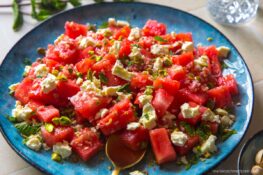 Wassermelonen Feta Salat