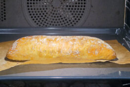 Ciabatta wird gebacken