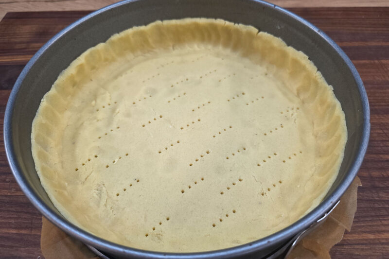 Mürbeteig für den Schmandkuchen