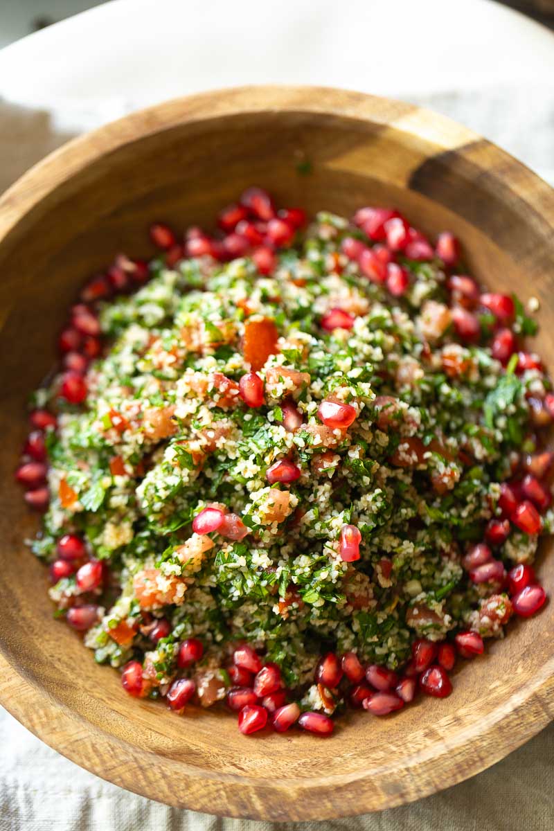 veganer Petersiliensalat Tabouleh