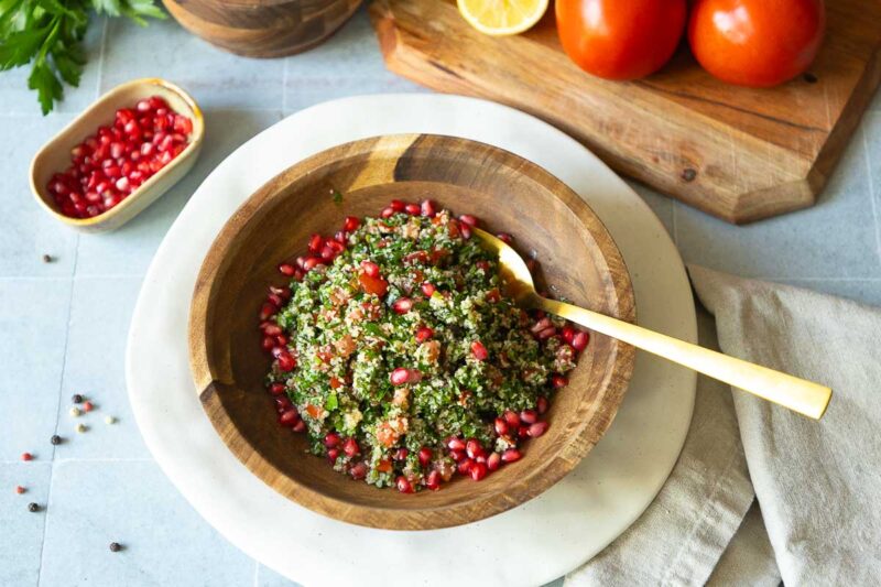 veganer Petersiliensalat Tabouleh